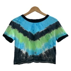 Handmade Cropped Tie Dye T-shirt